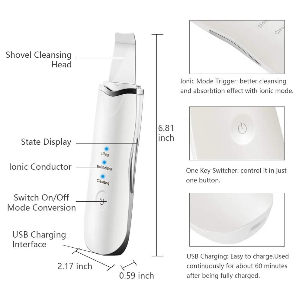 Ultrasonic Face Scrubber