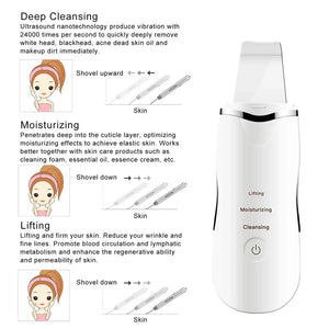 Ultrasonic Face Scrubber